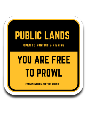 Public Lands Sticker